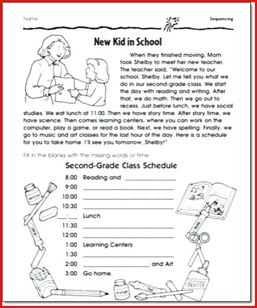 Free Printable Sequence Of Events Worksheets Grade Sequencing For 2