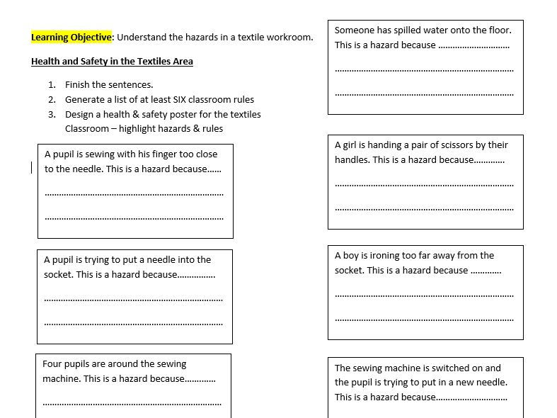 Textiles Health & Safety