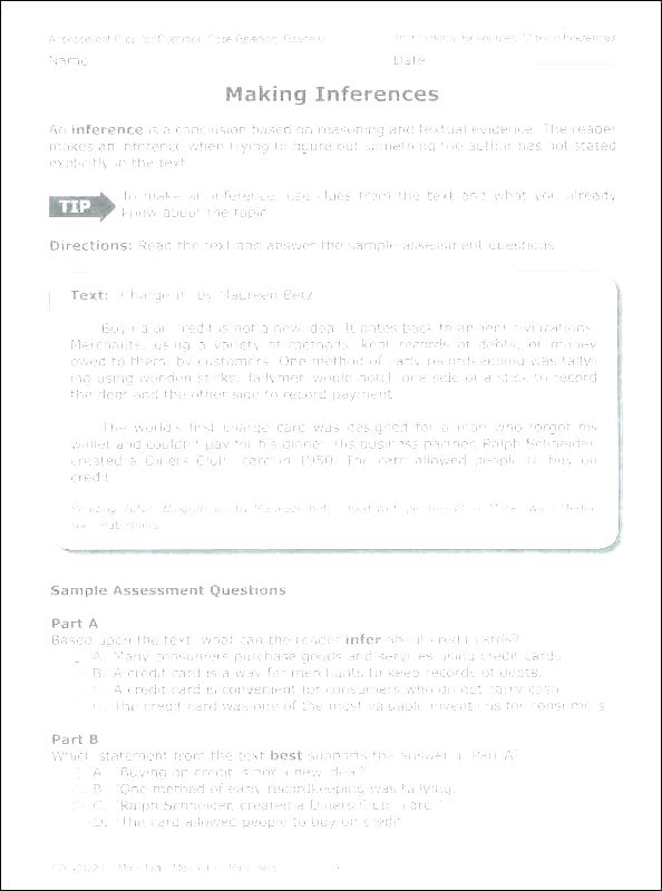 Identifying Theme Worksheets For Middle School