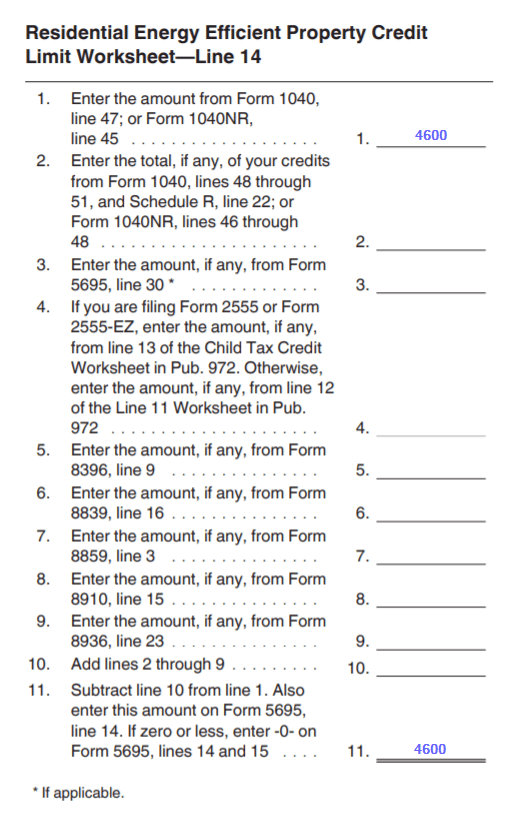 How To Claim The Federal 30  Solar Tax Credit Using Form 5695