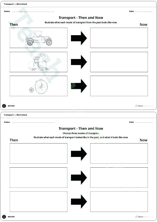 K Transportation Math Worksheets Preschool Reception Maths