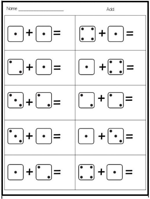 Kindergarten Math Sheets Printables Ibovjonathandedecker