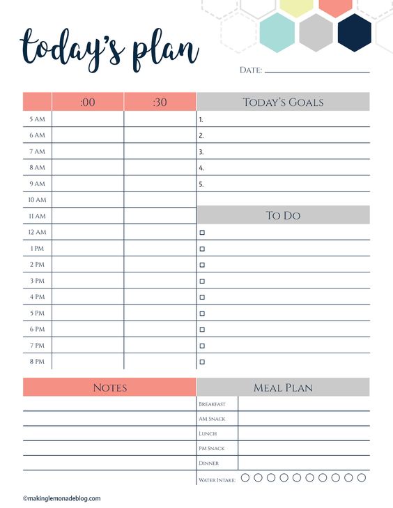 10 Printable Goal Setting Worksheets