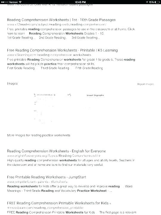 Reading Comprehension Worksheets Grade Science Practice Beautiful