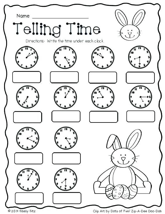 Telling Time In Spanish Printable Worksheets â Storyflow Co