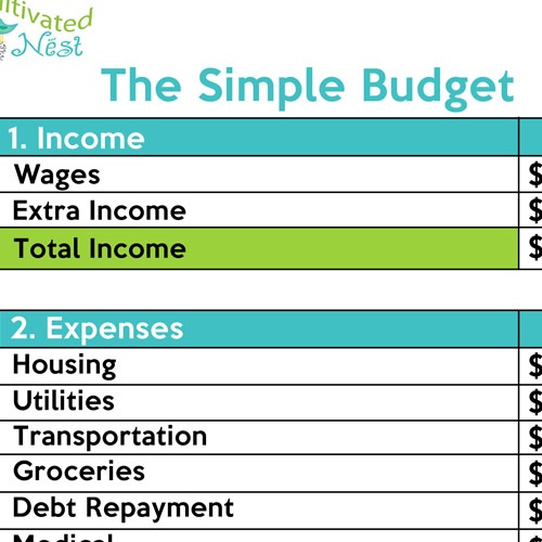 How To Make A Simple Budget