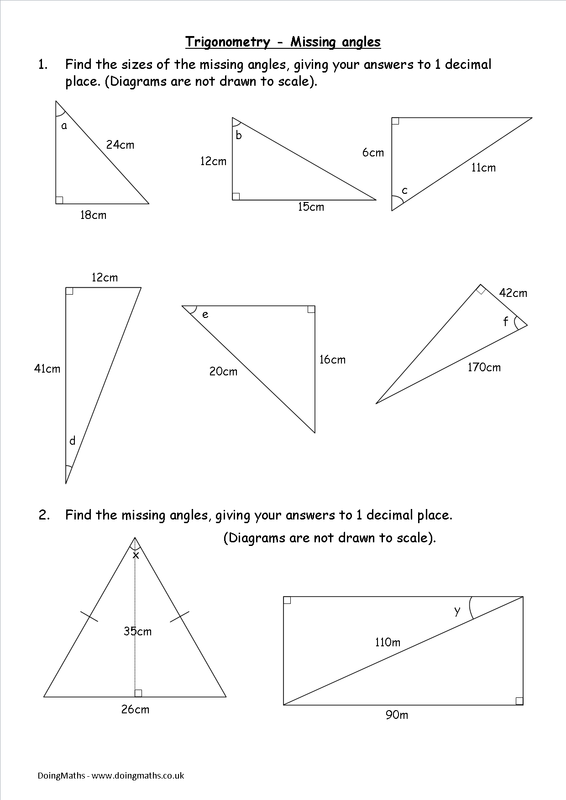 Trigonometry Worksheets And Powerpoints