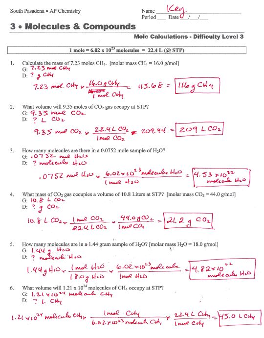 Worksheet Mole Mass Problems Nice Volume Of A Cylinder Worksheet
