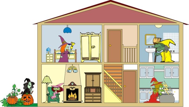 English Exercises  Parts Of The House