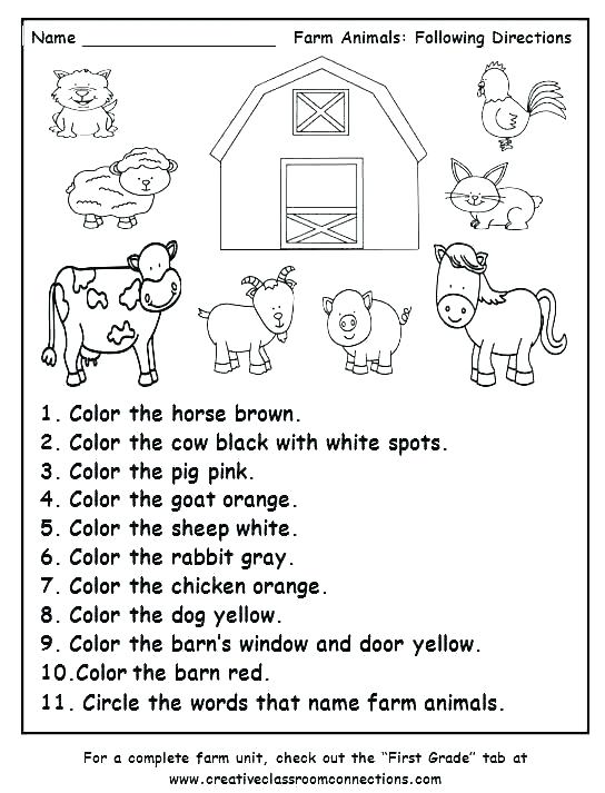 Zoo Worksheets Kindergarten Zoo Animals Worksheets For