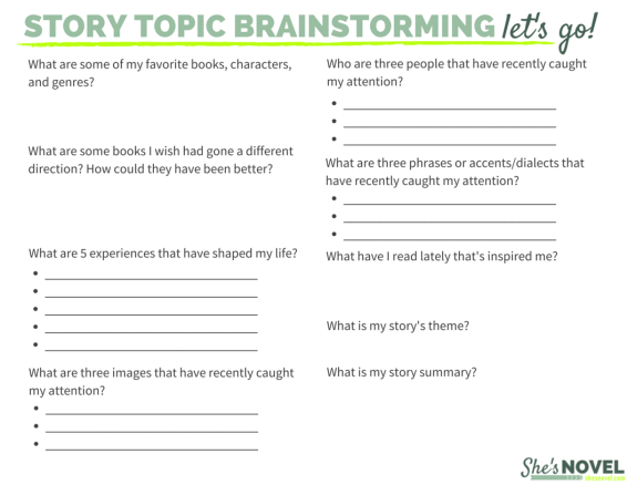 Three Powerful Ways To Brainstorm New Story Ideas