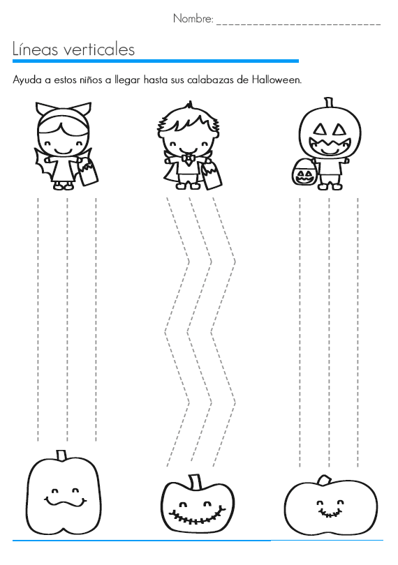 Halloween Trace Line Worksheet (5)