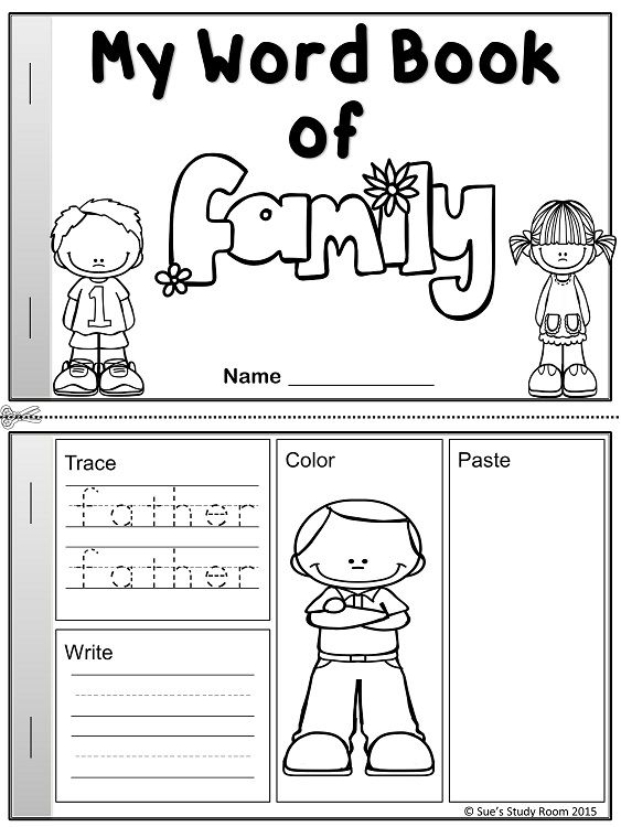 My Word Book Of Family Members