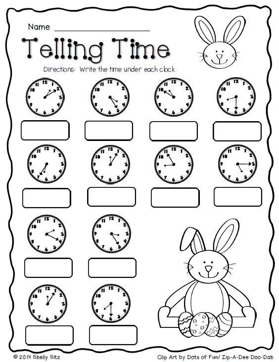Easter Math Freebie