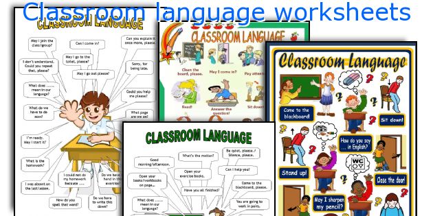 Classroom Language Worksheets