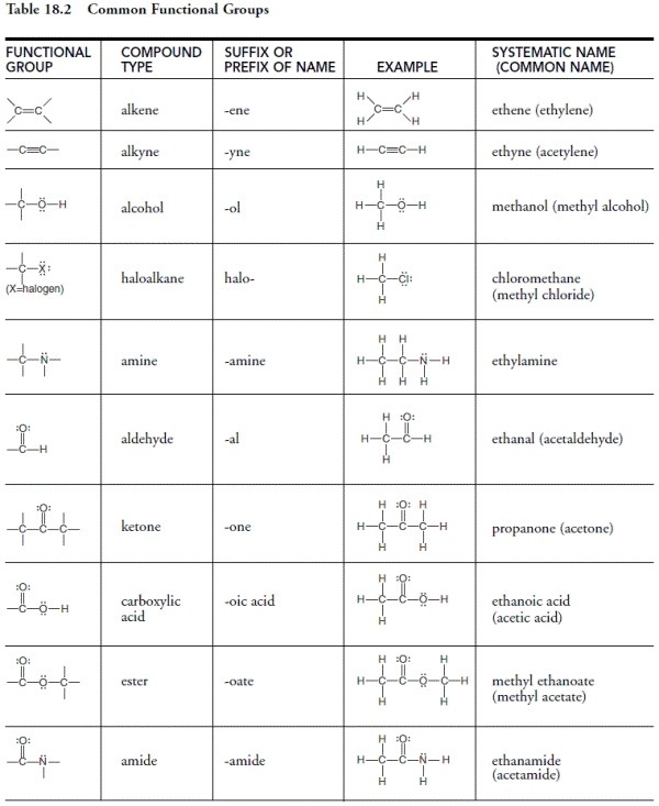 Functional Groups Worksheet Organic Chemistry Functional Groups
