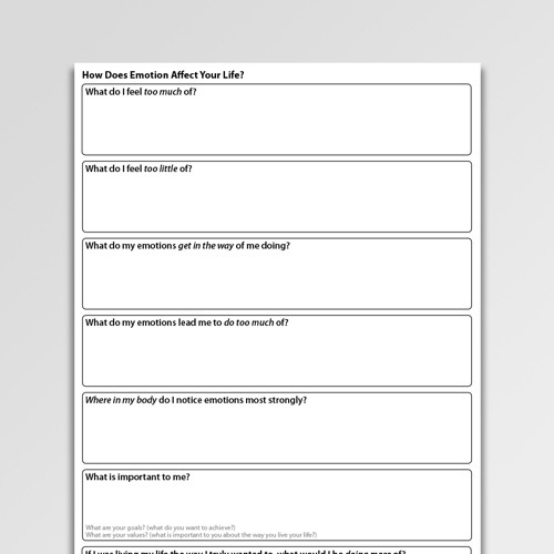 Affect Regulation Worksheets & Handouts
