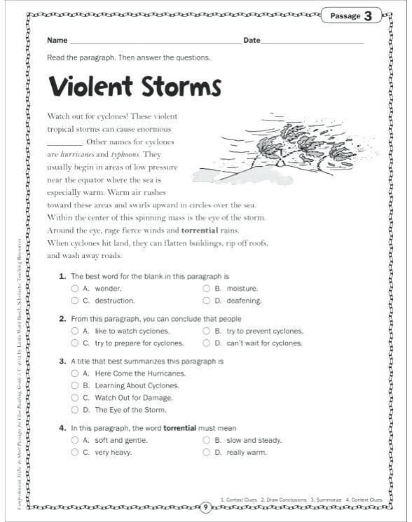Kindergarten Reading Comprehension Pdf Awesome Best 5th Grade