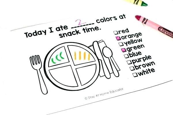 Kindergarten Nutrition Worksheets