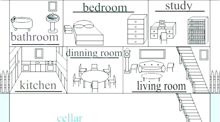Parts Of The House Worksheets Pdf
