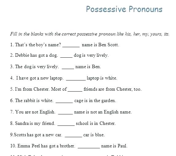 Possessive Nouns Worksheets 6th Grade Fun Singular And L