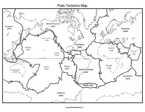 Plate Tectonics Map