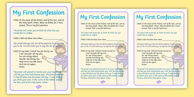 Sacrament Of Reconciliation Rite Of Penance Order