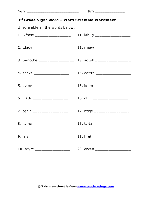 Printables  3rd Grade Vocabulary Worksheets  Cinecoa Thousands Of