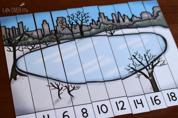 Free Skip Counting Printable Puzzles For Winter