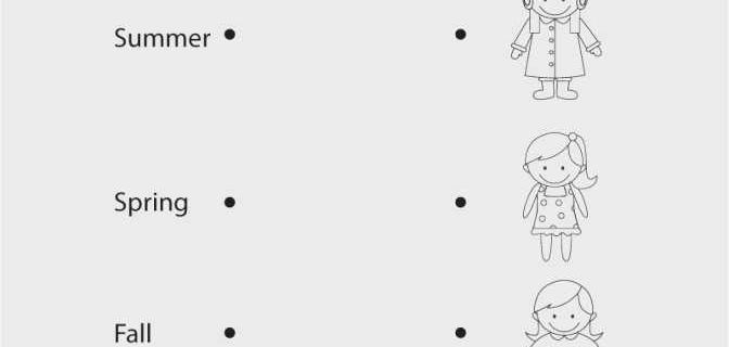 Spring Worksheets For Kindergarten Beautiful Seasons Worksheet