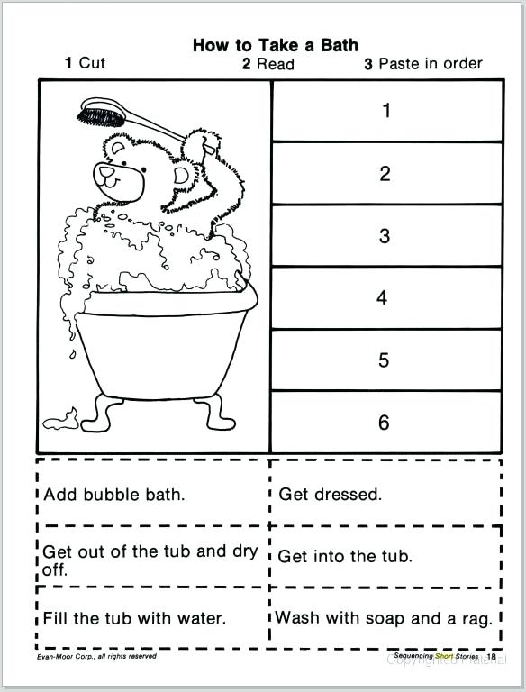 Story Sequencing Worksheets First Grade For All Download And Share