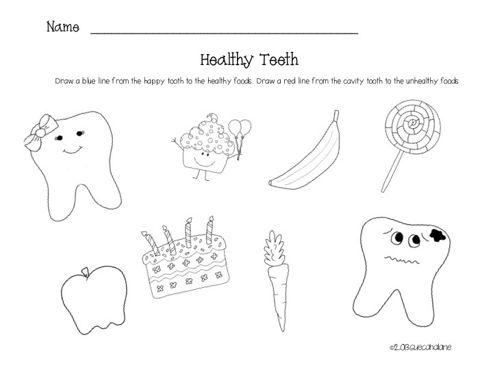 Collection Dental Worksheets For Preschool Pictures