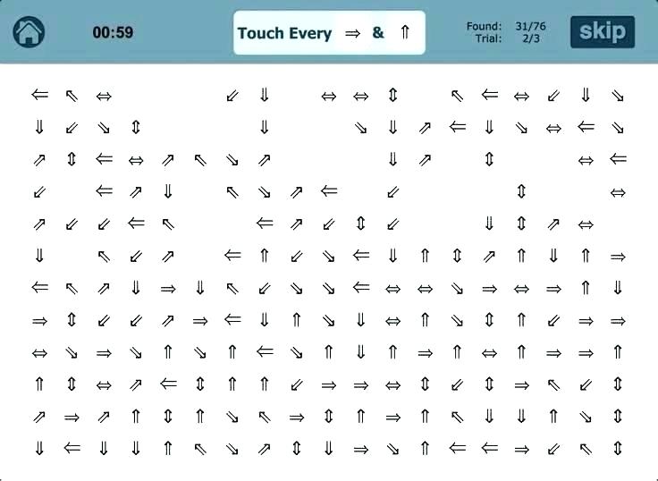 Visual Scanning Worksheets