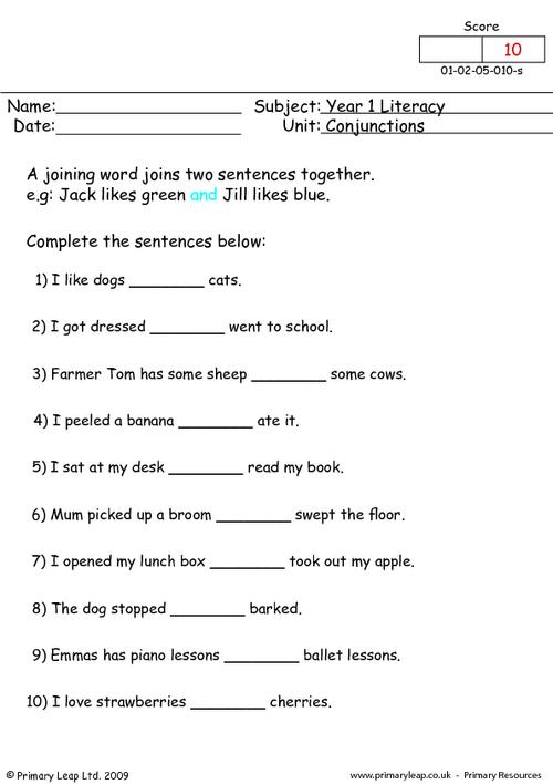 Conjunctions 1