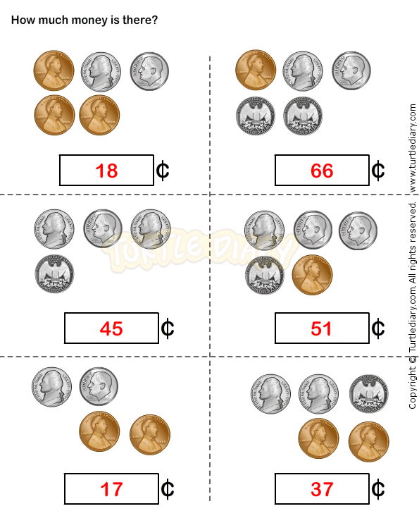 Counting Coins Worksheet 15