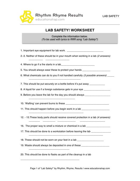 Lab Safety!