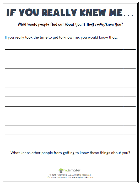 Diversity And Identity Worksheets