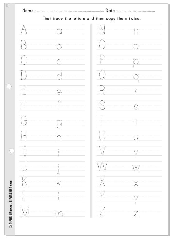 Free Printable Writing Worksheets For Preschoolers