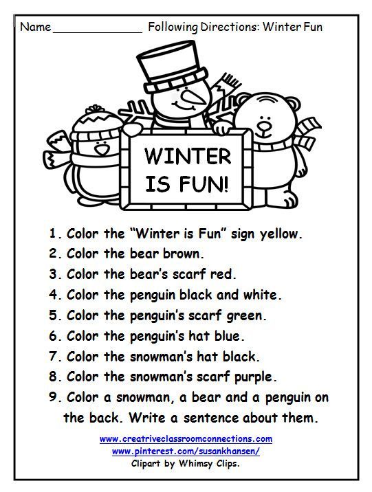 Pin On Winter Speech Activities
