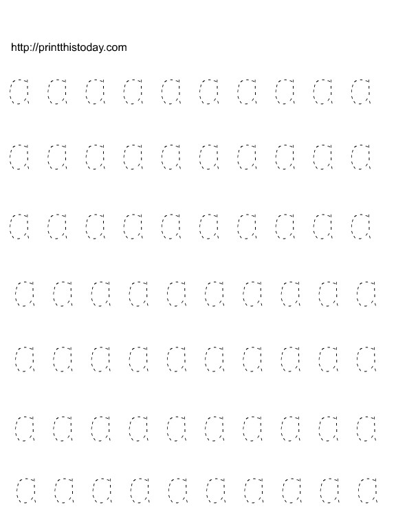 Free Printable Alphabet Tracing Worksheets A, B, C, D, E, F