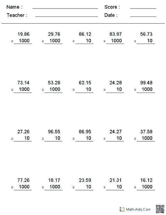 Mixed Operations With Decimals Worksheets â Odmartlifestyle Com