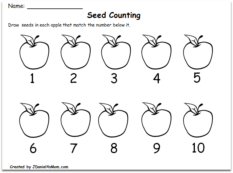 Counting To 10 Worksheet