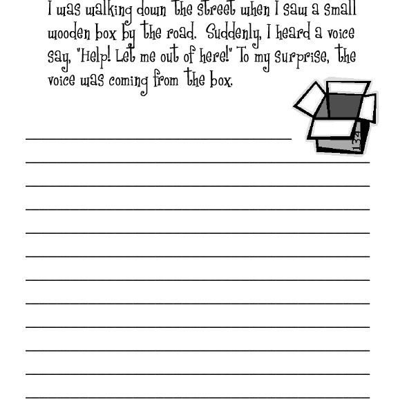 Esl Creative Writing Worksheets