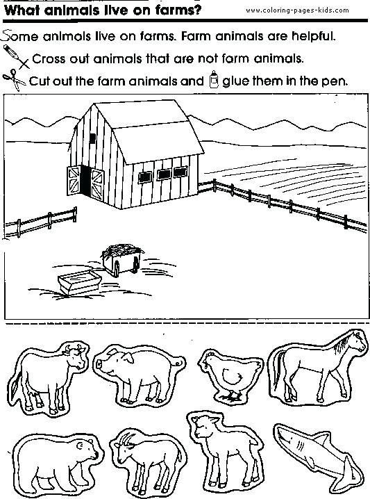 Farm Animal Worksheet The Best Worksheets Image Collection