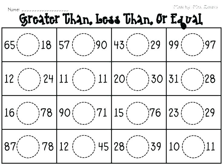 Back To School Math Worksheets