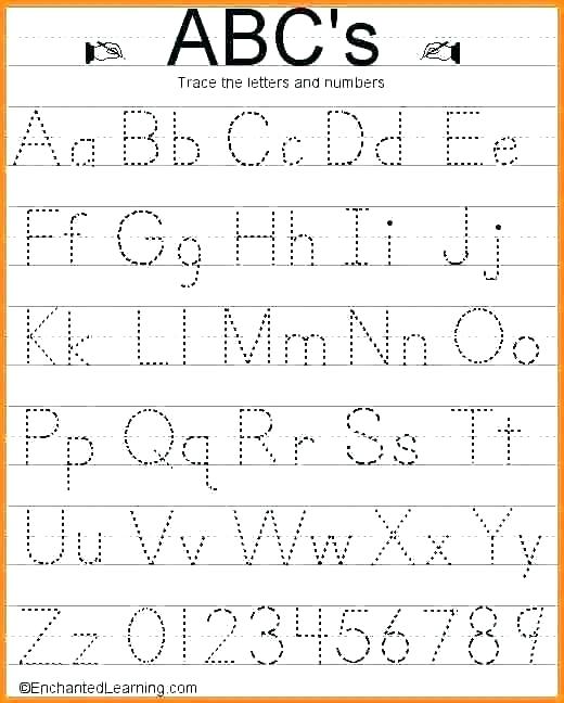 Lowercase Alphabet Tracing Worksheets