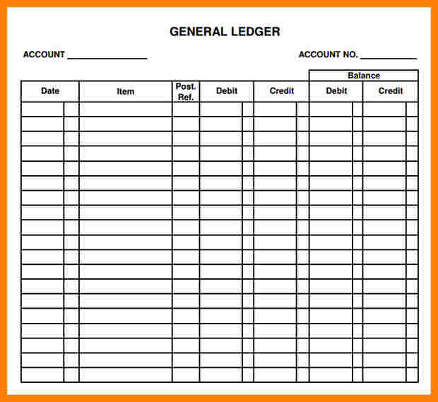 Free Printable Accounting Sheets 7