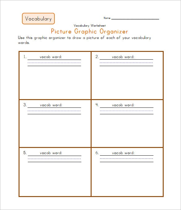 7+ Blank Vocabulary Worksheet Templates