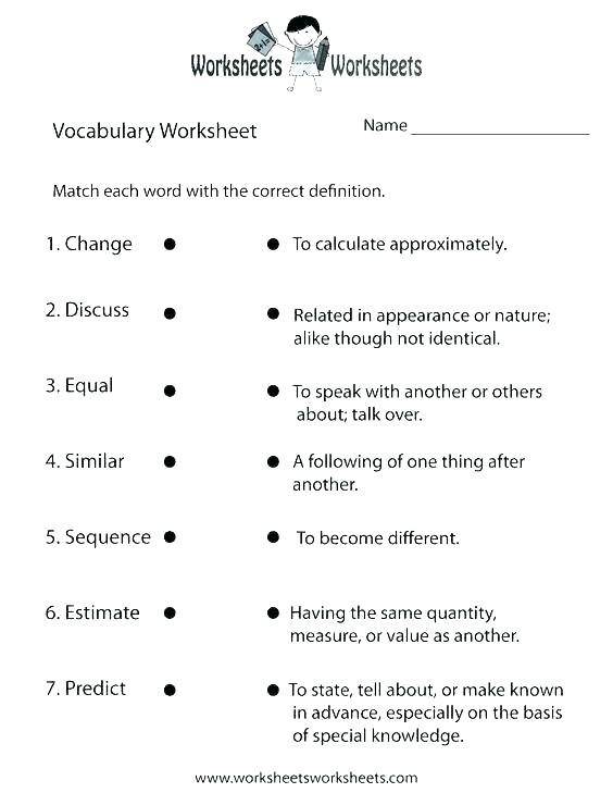 Grade 9th Grade Vocabulary Worksheets Third Grade Vocabulary