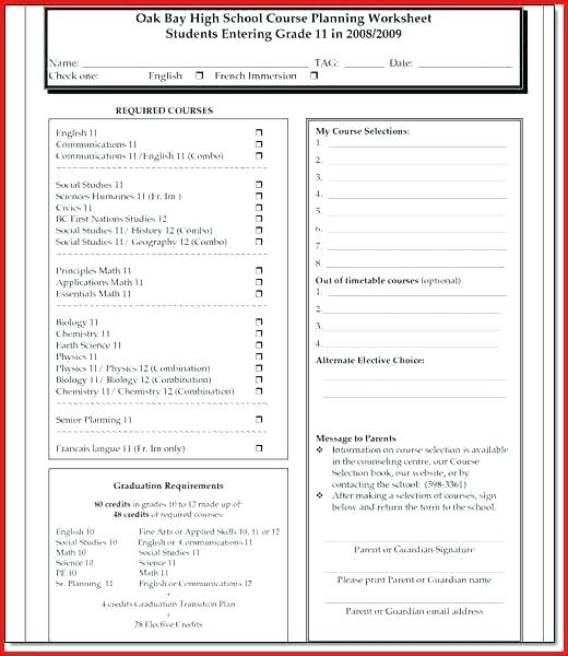 Free Health Worksheets For Middle School